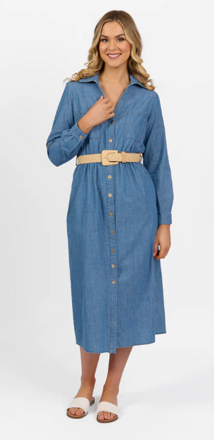 
                  
                    6100 Long sleeve shirt dress
                  
                